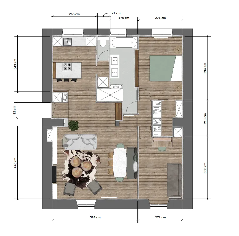 Appartement Nantais - Vue principale