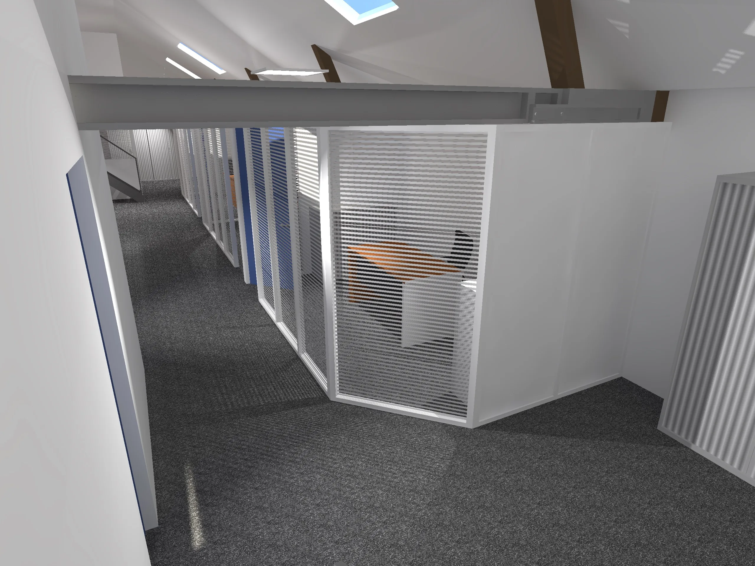 Réaménagement bureaux Nantes - Vue principale